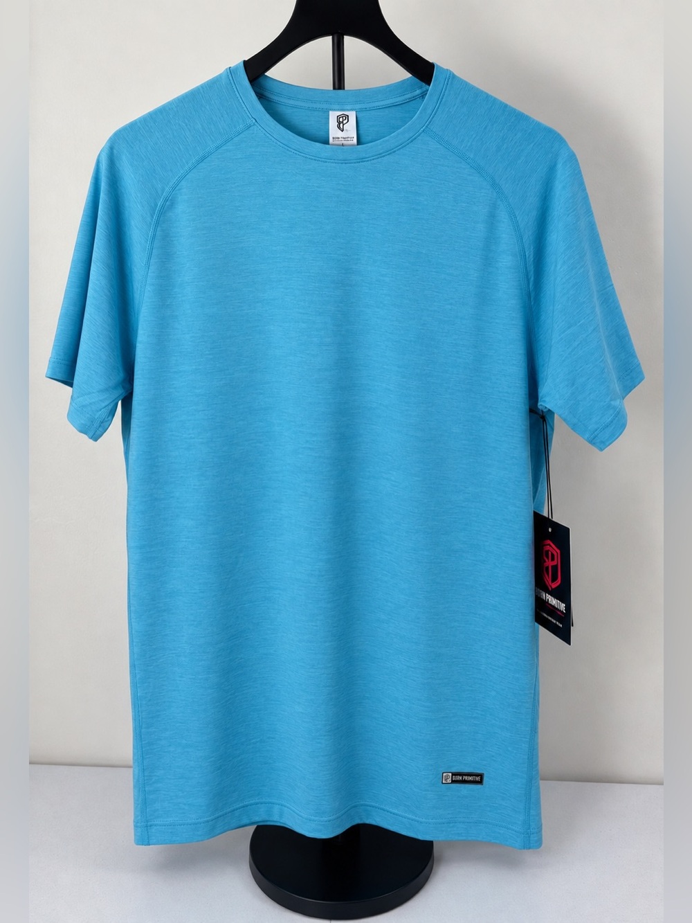NWT Born Primitive Men’s Training Tee Medium Aquarius Blue Discontinued sold out
